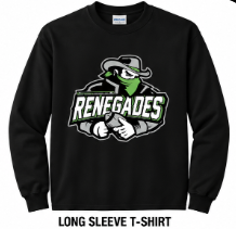Renegades Football Logo Long Sleeve  Shirt